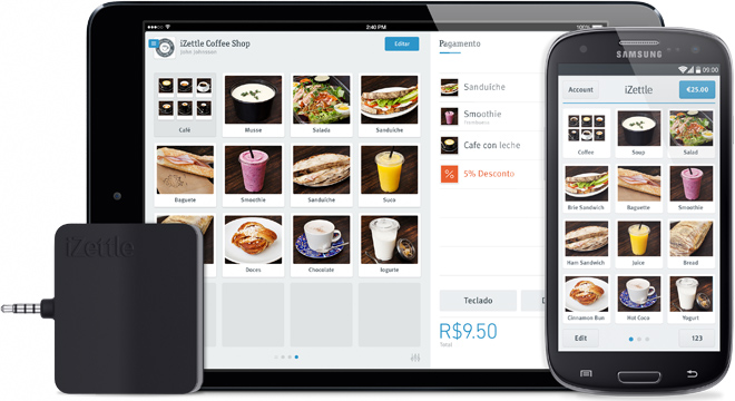 iZettle iPhone, iPad & Android